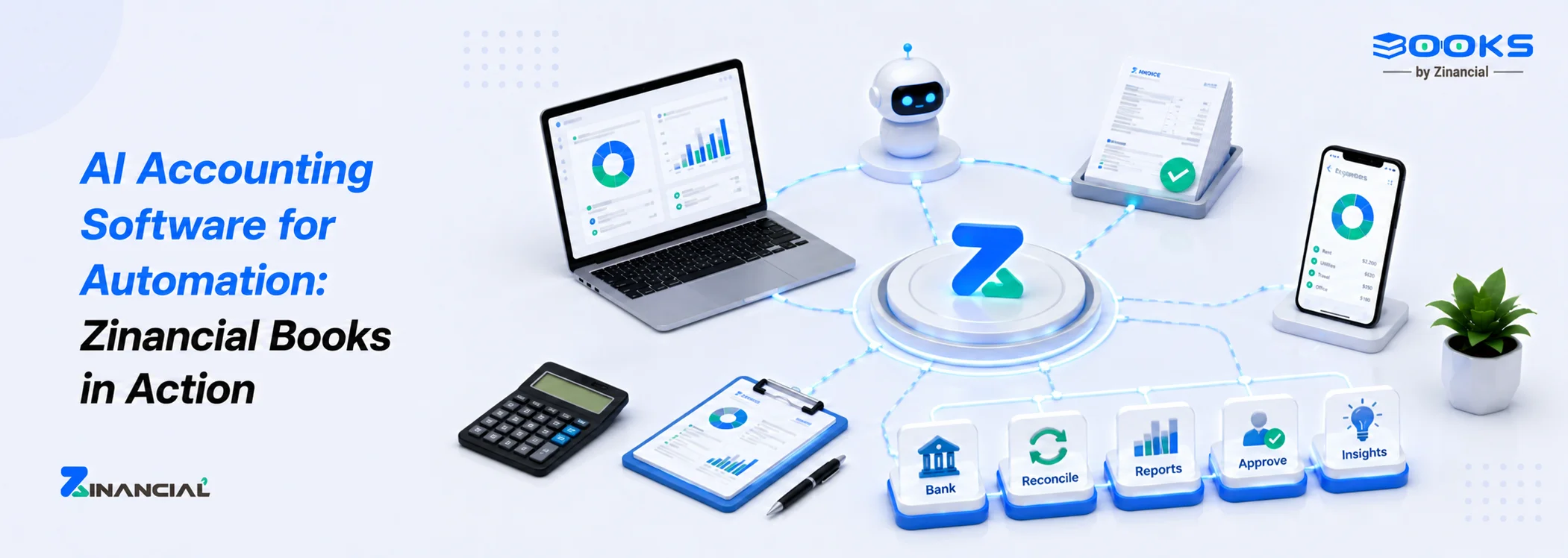AI Accounting Software for Automation: Zinancial Books in Action